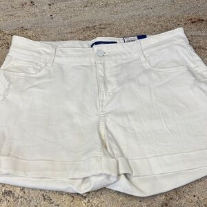 Apt 9 4.5” Women's White Denim Shorts